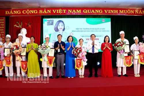 Ghi nhận từ Hội thi Trưởng khoa quản lý giỏi Bệnh viện Sản-Nhi Ninh Bình lần thứ nhất