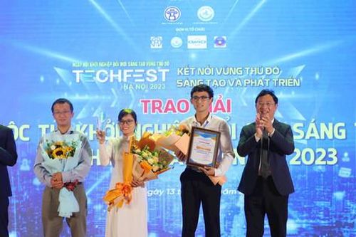 Trao giải Cuộc thi Khởi nghiệp đổi mới sáng tạo thành phố Hà Nội năm 2023