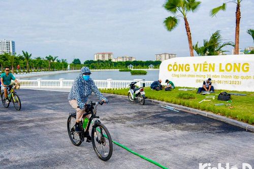 Diện mạo mới của công viên Long Biên trước ngày khánh thành