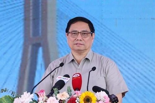 Thủ tướng dự lễ khởi công cầu 8.000 tỷ đồng nối Trà Vinh với Sóc Trăng
