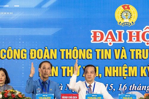 291 đại biểu tham dự Đại hội Công đoàn Thông tin và Truyền thông Việt Nam