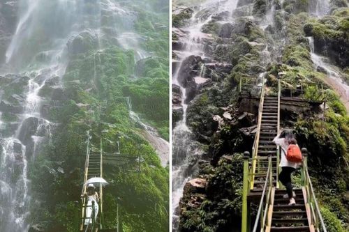 Khung cảnh ngọn thác hùng vĩ ở Lào Cai khiến nhiều người trầm trồ: Không ngờ ở Việt Nam có nơi đẹp như vậy!