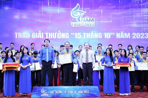 An Giang có 1 cán bộ Hội Liên hiệp Thanh niên Việt Nam được vinh danh, nhận giải thưởng '15 tháng 10'