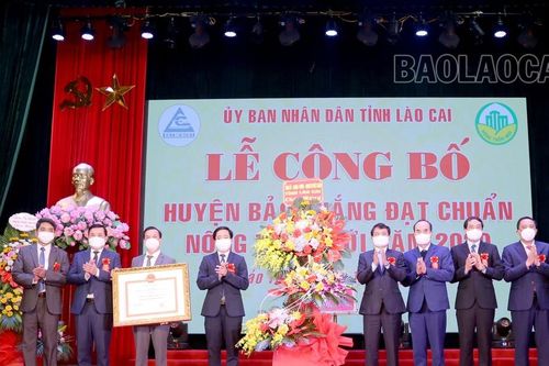 Bảo Thắng tiến sát đích huyện nông thôn mới nâng cao