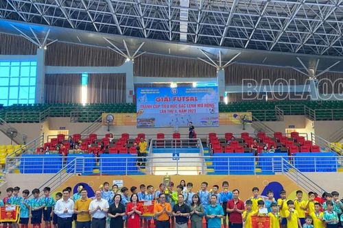 Bế mạc Giải Futsal tranh Cúp Tiểu học Bắc Lệnh lần thứ 2