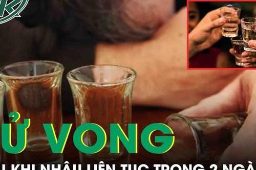 Hai ngày nhậu 4 cữ, người đàn ông tử vong trên đường đi cấp cứu