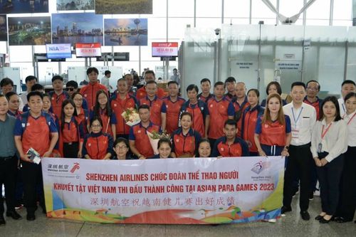 Thể thao người khuyết tật Việt Nam đã lên đường dự Asian Para Games 4