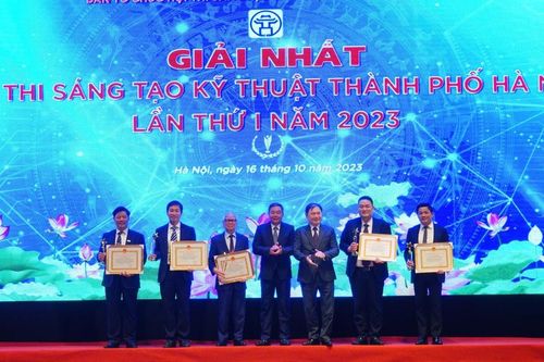 5 đề tài đạt giải Nhất Hội thi sáng tạo Kỹ thuật Hà Nội lần 1