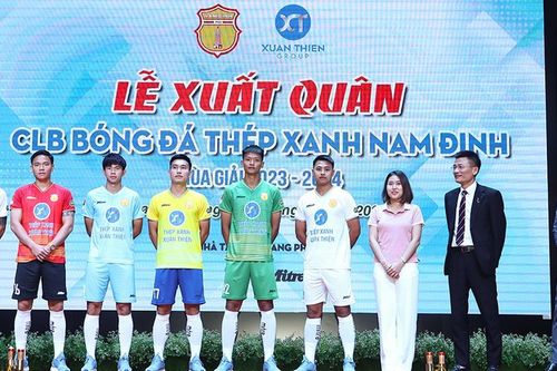 CLB Thép Xanh Nam Định quyết tâm đạt thứ hạng cao ở V League 2023/24