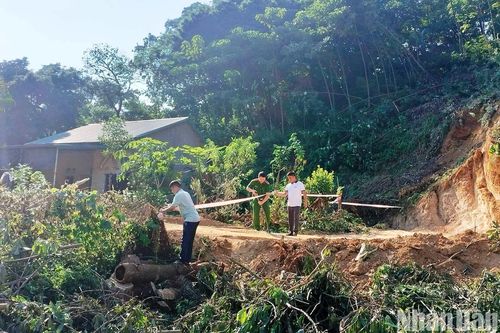 Lào Cai phát hiện quả bom chưa nổ trong khu vực xây dựng trường học