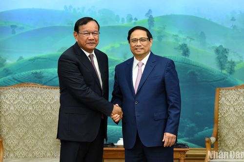 Thủ tướng tiếp Trưởng Ban Đối ngoại Trung ương Đảng Nhân dân Campuchia