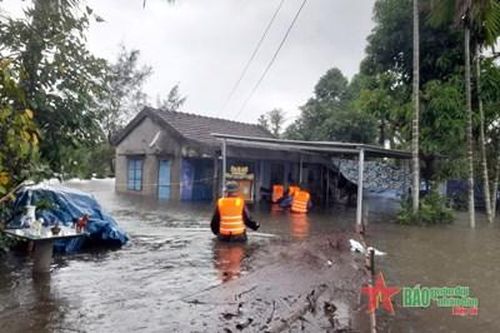 Bộ đội Biên phòng Thừa Thiên Huế chủ động ứng phó với áp thấp gây mưa lớn