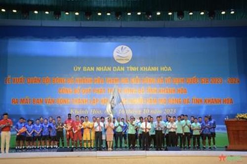Bóng đá Khánh Hòa xuất quân tham dự V.League 1