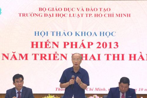 Nhiều chuyên gia góp ý hoàn thiện Hiến pháp 2013