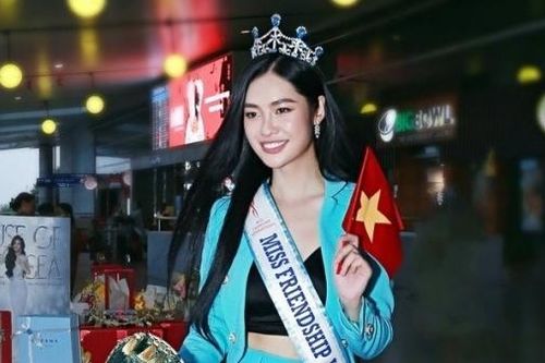 Hoa hậu Nông Thúy Hằng lên đường dự thi Hoa hậu Hữu nghị quốc tế 2023