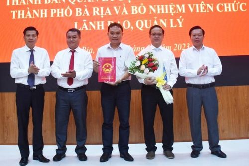 Bổ nhiệm, luân chuyển nhiều cán bộ lãnh đạo ở Bà Rịa - Vũng Tàu
