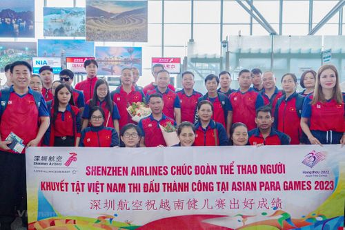 Đoàn Thể thao Việt Nam lên đường tham dự Asian Para Games 2023