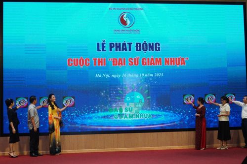 Phát động cuộc thi 'Đại sứ giảm nhựa' cho học sinh Trung học Cơ sở