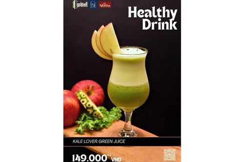 Kale Lover Green Juice: hương vị tươi mát từ thiên nhiên