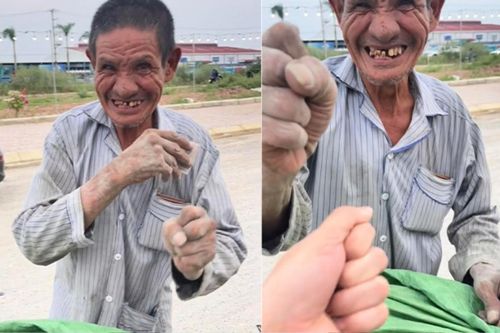 Gặp cụ ông bán ve chai người lấm lem bùn đất, thanh niên có hành động ấm lòng