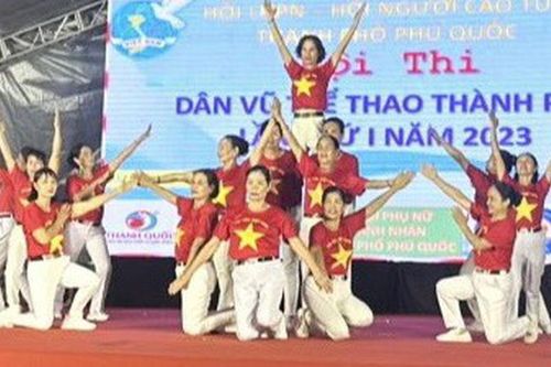 Kiên Giang: Sôi nổi Hội thi 'Dân vũ thể thao' nhân kỷ niệm ngày 20/10