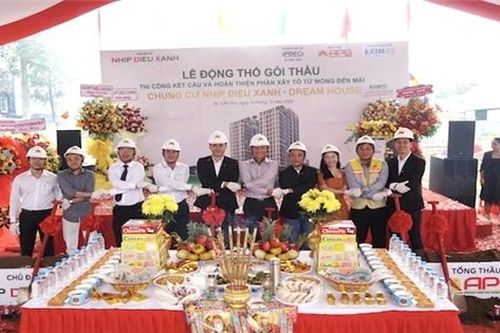 Apgcons, Nhịp Điệu Xanh và EximRS bắt tay động thổ dự án chung cư ở Cần Thơ