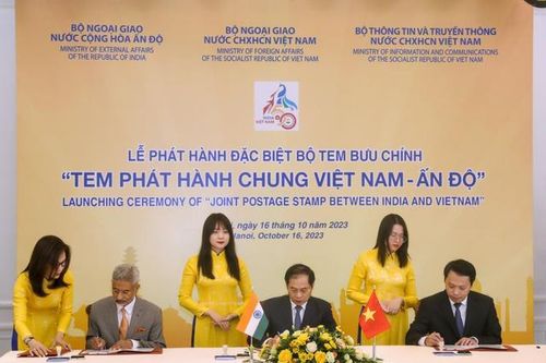 Tem phát hành chung Việt Nam - Ấn Độ