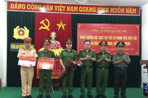 Quảng Trị khen thưởng nhiều tập thể xuất sắc trong đấu tranh phòng, chống tội phạm