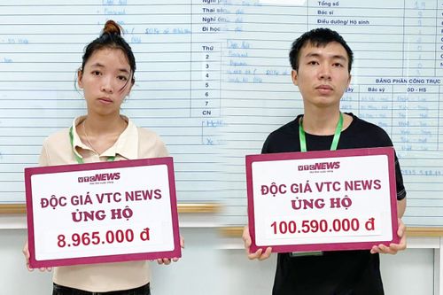 Bạn đọc VTC News giúp đỡ hai bé bại não bẩm sinh gần 110 triệu đồng