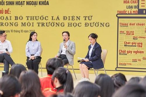 12,6% học sinh lớp 10-12 ở Hà Nội sử dụng thuốc lá điện tử