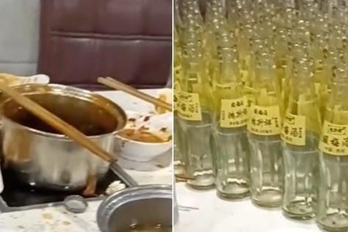Đi ăn lẩu được dùng nước miễn phí, 6 thiếu niên uống hết 111 chai nước mận