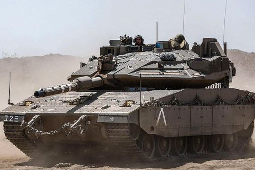 Xe tăng tốt nhất thế giới Merkava 4 bị tên lửa Konkurs-M cổ điển đốt cháy