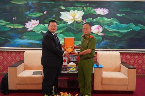 Công an Hà Nội tiếp đoàn Tổng cục Hình sự Nhật Bản