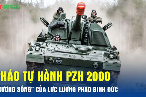 Pháo tự hành PzH 2000 – 'Xương sống' của lực lượng pháo binh Đức