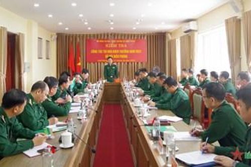 Hội đồng Thi đua-Khen thưởng Bộ Quốc phòng kiểm tra tại Bộ Chỉ huy Bộ đội Biên phòng thành phố Hải Phòng