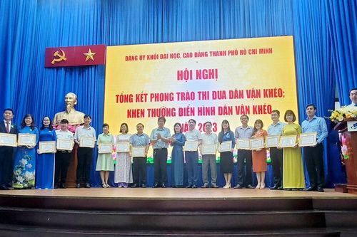 Đảng bộ Khối Đại học, Cao đẳng TPHCM thực hiện tốt phong trào 'Dân vận khéo'