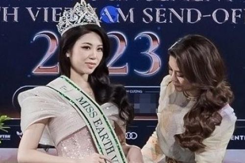 Hoa hậu Đỗ Thị Lan Anh nhận sash, đại diện nhan sắc Việt Nam dự thi Hoa hậu Trái đất 2023
