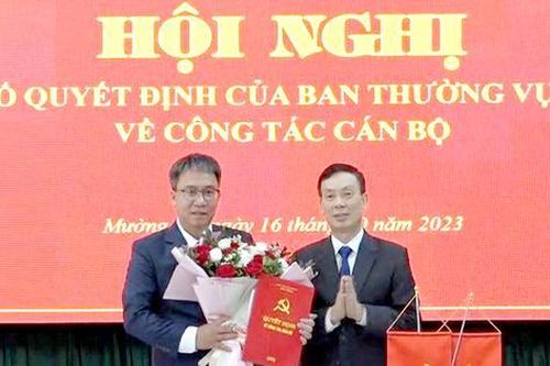 Công bố quyết định của Ban Thường vụ Tỉnh ủy Sơn La về công tác cán bộ