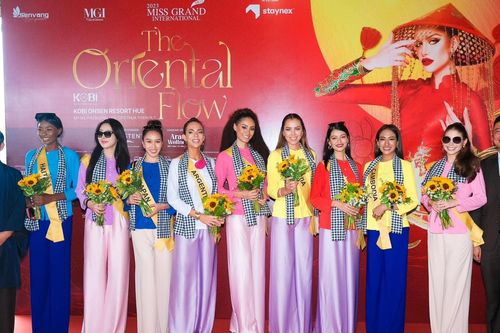 Thí sinh Miss Grand International 2023 diện áo bà ba khám phá cố đô Huế