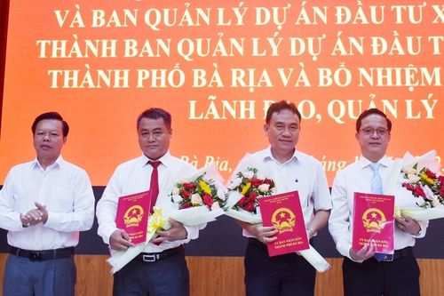 Ông Nguyễn Thanh Tòng làm Giám đốc Ban Quản lý dự án đầu tư xây dựng TP Bà Rịa