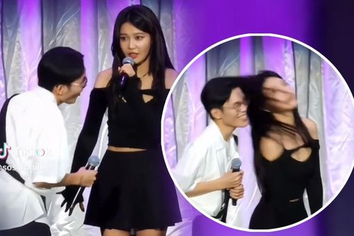 Nữ ca sĩ gây xôn xao vì hất tóc vào mặt khán giả trên sân khấu