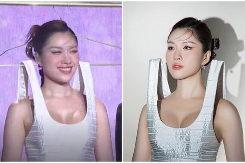 Thanh Thanh Huyền nói gì khi dân mạng photoshop thêm móc áo vào chiếc váy bay ở The New Mentor?
