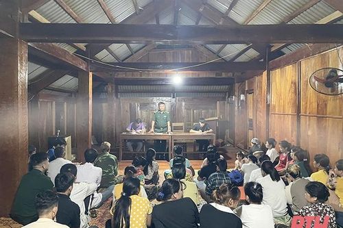 Dân vận khéo ở Đồn Biên phòng Cửa khẩu quốc tế Na Mèo