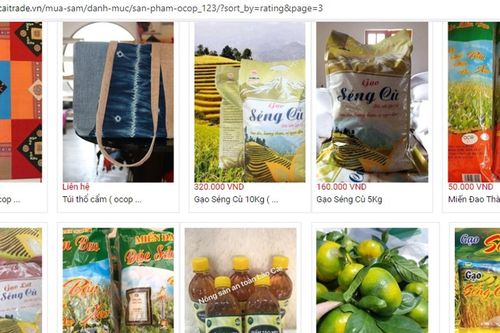 98% sản phẩm OCOP của Lào Cai được bán trên các sàn thương mại điện tử