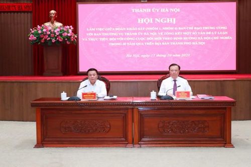 Hà Nội là hình ảnh thu nhỏ để nhìn nhận toàn diện về đường lối xây dựng CNXH ở Việt Nam