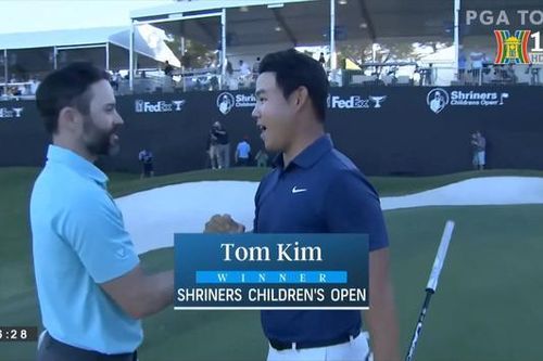 Tom Kim bảo vệ thành công danh hiệu Shriners Children's open