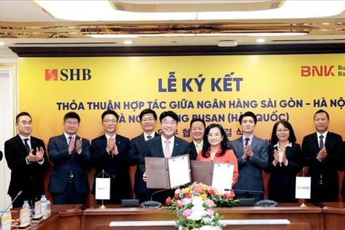 SHB thiết lập quan hệ hợp tác với Ngân hàng Busan