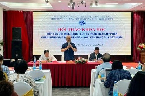 Tôn vinh lao động nghệ thuật đích thực để có tác phẩm hay