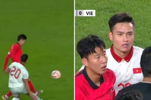 Đến Son Heung-min cũng 'kêu oan' giùm, thẻ đỏ cho Bùi Hoàng Việt Anh là đúng hay sai?