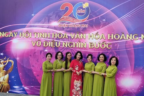 1000 phụ nữ Hoàng Mai tham gia 'Vũ điệu nghìn bước'